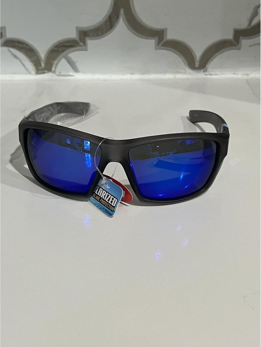 Pugs PZ1 Active Elite Sunglasses, Gray frames with Blue Lenses